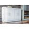 Bestar Pur 67W 66W Queen Cabinet Bed with Mattress, White 126194-000017 - alternate 8